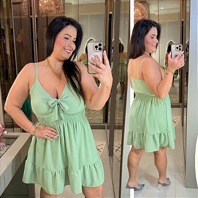 Vestido Susan Verde Oliva Plus Size
