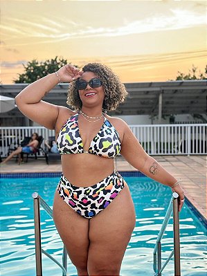 Biquíni Onça Lidi Plus Size