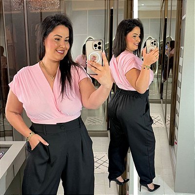 Body Suplex Manga Rosa BB Plus Size