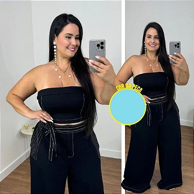 Conjunto Ivi Azul BB Plus Size