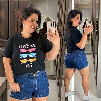 T shirt Dolce Preta Plus Size
