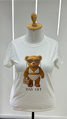 T shirt Urso Off Plus Size