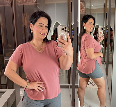 Vest Legging Básica Rose Plus Size
