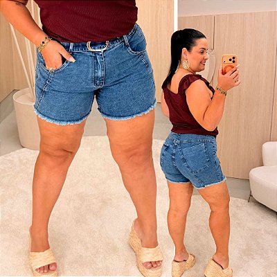 Short Jeans PB Antonela Plus Size