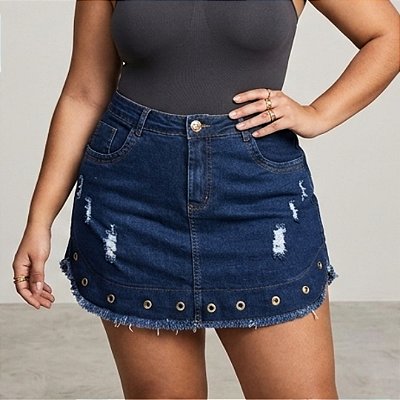 Short Saia Awa Jaqueline Plus Size