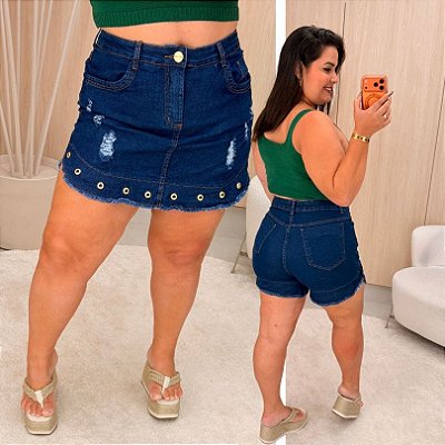 Short Saia Awa Jaqueline Plus Size