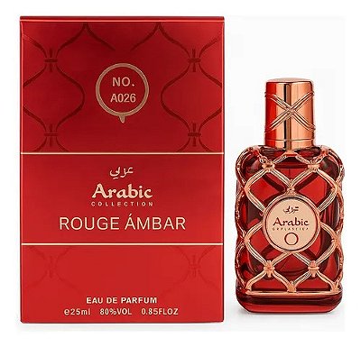 Perfume Arabe Amber Rougue