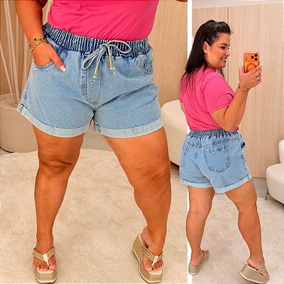 Short Jeans FF Angêla Plus Size