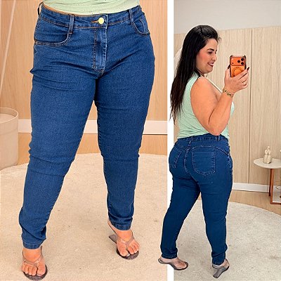 Calça Jeans PB Skinny Luciana Plus Size