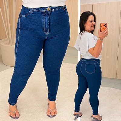 Calça Jeans FF Skinny Barbara Plus Size