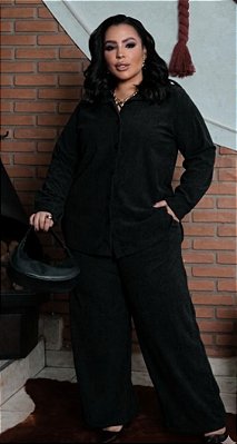 Conjunto Mia Preto Plus Size
