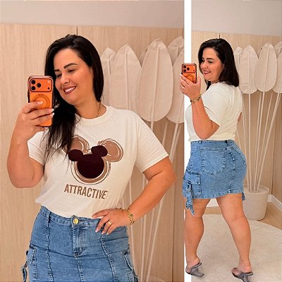 T shirt Mickey Off Plus Size