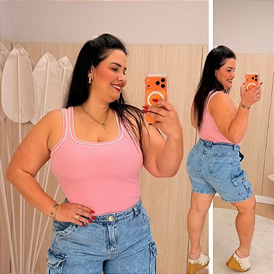 Regata Ribana Listra Sara Rosa BB Plus Size