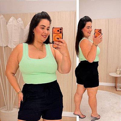 Regata Ribana Listra Sara Verde Plus Size