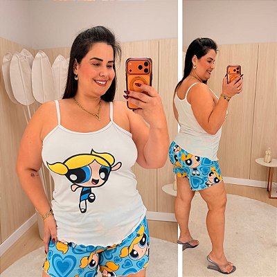 Pijama Estampa Lindinha Plus Size