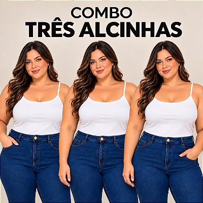 Combo 3 Alcinhas Brancas