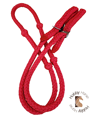 Rédea de nylon nacional vermelho