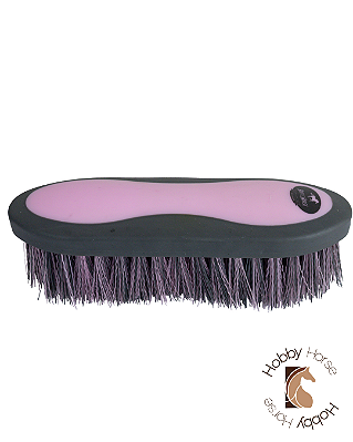 Escova para pelos rosa bebê/cinza