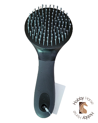 Escova para crina preto/cinza