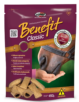 Petisco para cavalo Benefit Classic Supra 450g