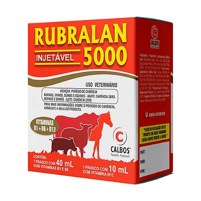 RUBRALAN® 5000 Injetável Calbos
