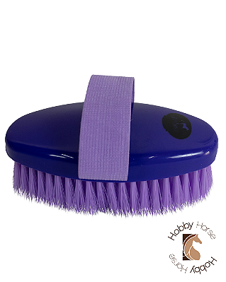 Escova round para pelos roxa 13,5cm
