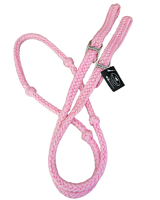 Rédea de tambor de nylon rosa bebê