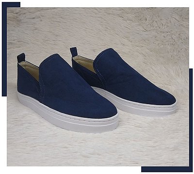 SLIP ON AZUL BIC