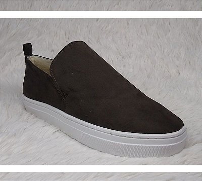 SLIP ON CINZA ESCURO