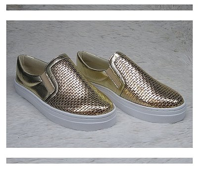 SLIP ON TRICE OURO