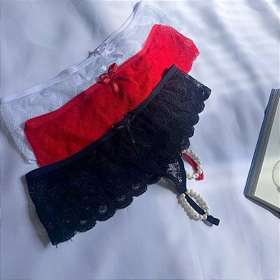 Calcinha Tailandesa com Pérolas Estimuladoras