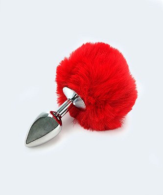 Plug Anal Pompom 7x2,8 cm Tam. P