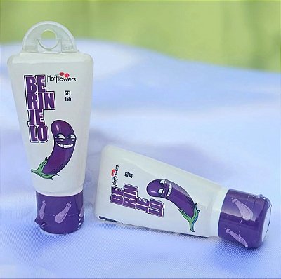 Berinjelo Excitante Masculino 15g Linha Brasileirinhos Hot Flowers