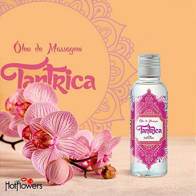 Tântrica Óleo para Massagem Sensual 120ml Hot Flowers