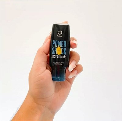 Power Shock 220 V de Tesão Gel Eletrizante Neutro 15G Sexy Fantasy Unisex