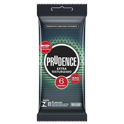 Preservativo Extra Texturizado 6 Unidades Prudence