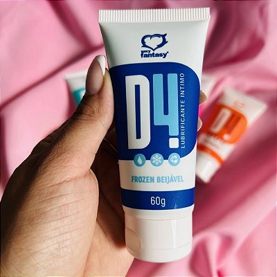 D4 Lubrificante Íntimo Comestível 60G Ice Menta