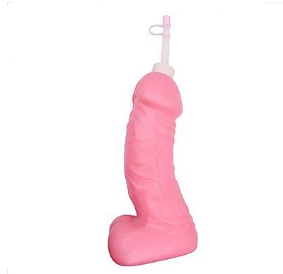 Garrafa de Água Squeeze 1,1 L - Formato Pênis