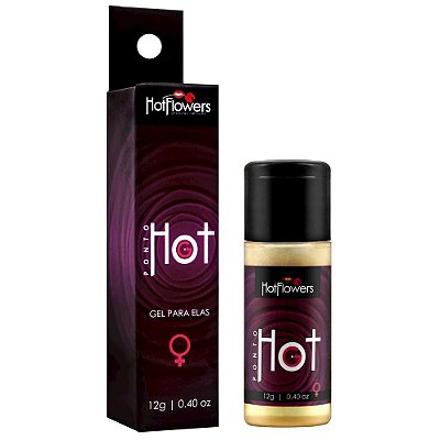 Gel Excitante Feminino Ponto HOT G 12g Hot Flowers
