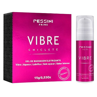 Vibre Gel Eletrizante Unissex Sabor Chiclete