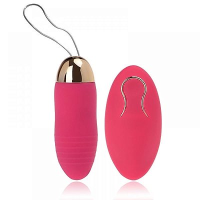 Vibrador Bullet Cápsula Recarregável com Controle Remoto