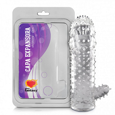 Capa Expansora com Estimulador 13 cm Sexy Fantasy