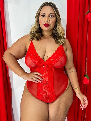 Body Ousadia Plus Vermelho