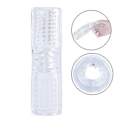 Masturbador Masculino em Silicone Harper 16,0x4,5cm