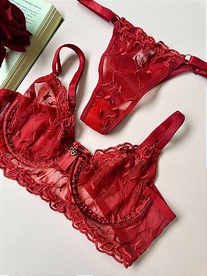 Conjunto Encanto Vermelho G