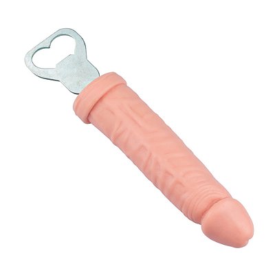 Abridor de Garrafa em Formato de Pênis Pau Brasil