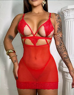 Camisola Sexy Tule G