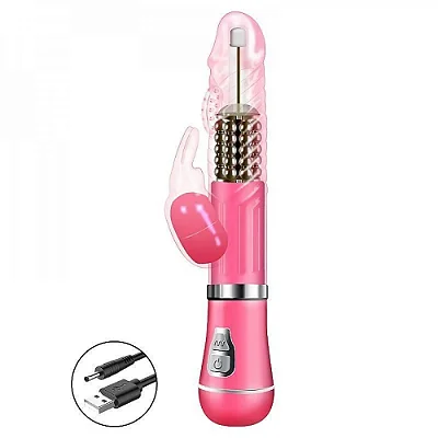 Vibrador Rotativo com Textura Recarregável