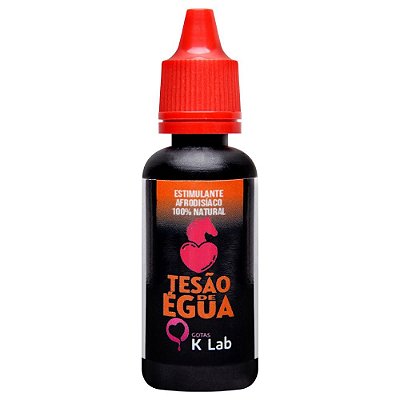 Tesão de Égua Estimulante Afrodisíaco Natural 20ml K-Lab