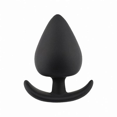 Plug Anal Silicone - Tamanho M - 6.7x3.5cm